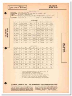 bell sound model 3750 12-tube audio amplifier sams photofact manual bell sound model 3750 12-tube audio amplifier sams photofact manual