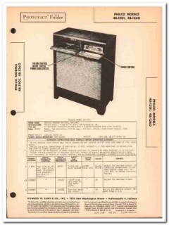 philco model 48-1201 48-1260 am radio phonograph sams photofact manual philco model 48-1201 48-1260 am radio phonograph sams photofact manual