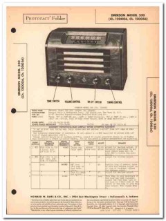 emerson model 530 6-tube am radio receiver sams photofact manual emerson model 530 6-tube am radio receiver sams photofact manual