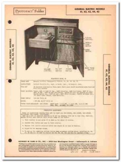 general electric model 4x am fm sw radio phono sams photofact manual general electric model 4x am fm sw radio phono sams photofact manual