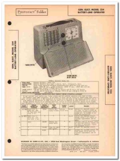 general electric model 254 6-tube am radio sams photofact manual general electric model 254 6-tube am radio sams photofact manual
