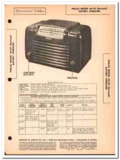 philco model 46-131 revised 4-tube am radio sams photofact manual philco model 46-131 revised 4-tube am radio sams photofact manual