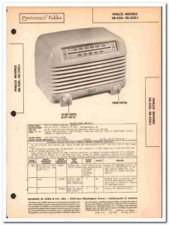 philco model 48-250 48-250-i 5-tube am radio sams photofact manual philco model 48-250 48-250-i 5-tube am radio sams photofact manual