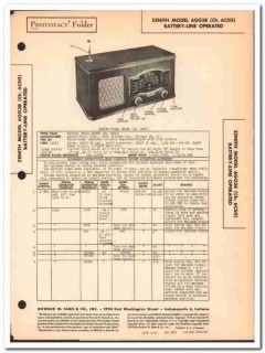 zenith model 5g038 6-tube am sw radio receiver sams photofact manual zenith model 5g038 6-tube am sw radio receiver sams photofact manual