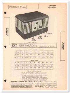 operadio model 1a35 4-tube 2-ch audio amplifier sams photofact manual operadio model 1a35 4-tube 2-ch audio amplifier sams photofact manual