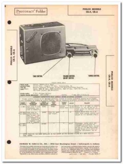 philco model cr-4 cr-6 6-tube am car radio sams photofact manual philco model cr-4 cr-6 6-tube am car radio sams photofact manual