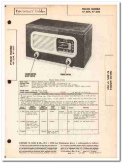 philco model 47-204 47-205 5-tube am radio sams photofact manual philco model 47-204 47-205 5-tube am radio sams photofact manual