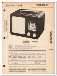 trav-ler model 5029 4-tube am radio receiver sams photofact manual trav-ler model 5029 4-tube am radio receiver sams photofact manual