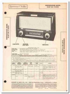 westinghouse model h-157 6-tube am radio sams photofact manual westinghouse model h-157 6-tube am radio sams photofact manual