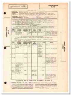 temple model g-725 7-tube am fm radio phonograph sams photofact manual temple model g-725 7-tube am fm radio phonograph sams photofact manual