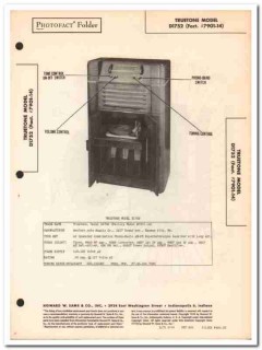 truetone model d1752 8-tube am fm radio phono sams photofact manual truetone model d1752 8-tube am fm radio phono sams photofact manual