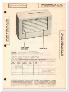 tele-tone model 156 172 176 portable am radio sams photofact manual tele-tone model 156 172 176 portable am radio sams photofact manual