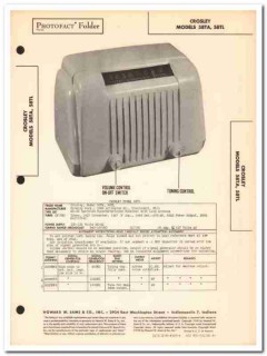 crosley model 58ta 58tl 5-tube am radio receiver sams photofact manual crosley model 58ta 58tl 5-tube am radio receiver sams photofact manual