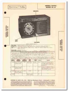 general electric model 60 62 am clock radio sams photofact manual general electric model 60 62 am clock radio sams photofact manual