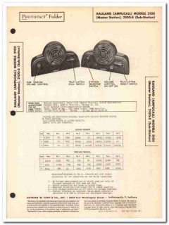 rauland model 2105 2100-s amplicall intercom sams photofact manual rauland model 2105 2100-s amplicall intercom sams photofact manual