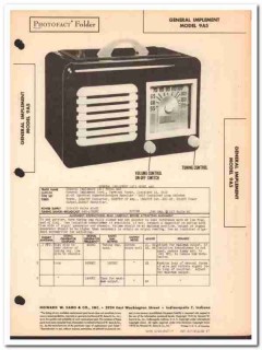 general implement model 9a5 5-tube am radio sams photofact manual general implement model 9a5 5-tube am radio sams photofact manual