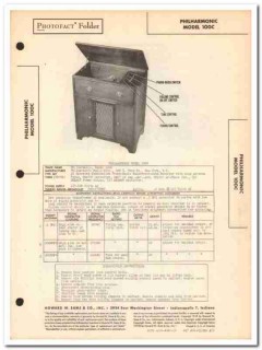 philharmonic model 100c 7-tube am radio phono sams photofact manual philharmonic model 100c 7-tube am radio phono sams photofact manual