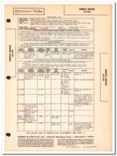 temple model g-724 7-tube am fm radio receiver sams photofact manual temple model g-724 7-tube am fm radio receiver sams photofact manual