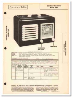 general television model 9a5 5-tube am radio sams photofact manual general television model 9a5 5-tube am radio sams photofact manual