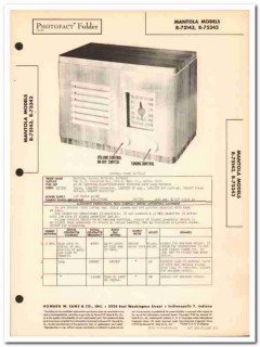 mantola model r-75143 r-75343 5-tube am radio sams photofact manual mantola model r-75143 r-75343 5-tube am radio sams photofact manual