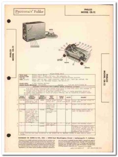 philco model cr-12 8-tube automotive am radio sams photofact manual philco model cr-12 8-tube automotive am radio sams photofact manual