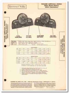 rauland model 2101a 2100-s amplicall intercom sams photofact manual rauland model 2101a 2100-s amplicall intercom sams photofact manual
