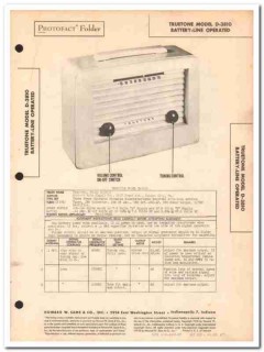 truetone model d-3810 5-tube am radio receiver sams photofact manual truetone model d-3810 5-tube am radio receiver sams photofact manual