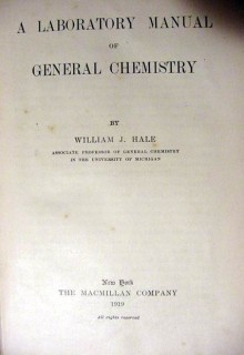 laboratory manual general chemistry william hale vintage book laboratory manual general chemistry william hale vintage book