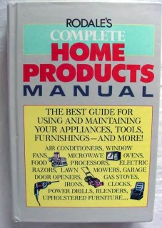 home products manual maintaining appliances tools furnishings book