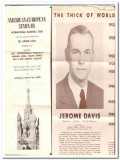 peace war and you jerome davis with letter from author 1952 book