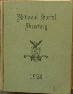 national social directory 1958 17000 names book