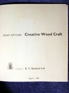 creative wood craft ernst rottger vintage carving book creative wood craft ernst rottger vintage carving book