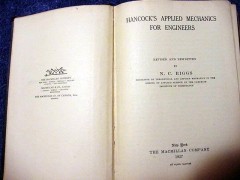 hancocks applied mechanics for engineers nc riggs vintage book hancocks applied mechanics for engineers nc riggs vintage book