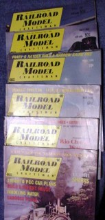railroad model craftsman 1969-1978 6 vintage magazines railroad model craftsman 1969-1978 6 vintage magazines