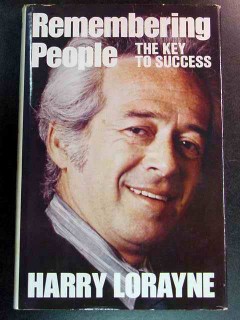 remembering people harry lorayne press release info included book