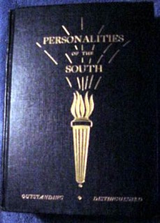 personalities of the south 1974 directory 9000 listing book
