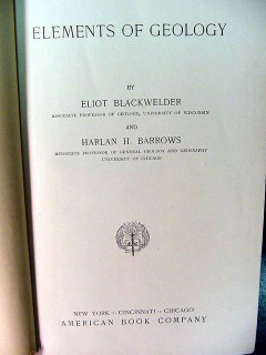 elements of geology elliott blackwelder vintage 1911 book