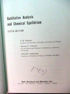 qualitative analysis chemical equilibrium hogness johnson book