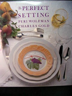 perfect setting wolfmand gold simple elegant table catering book