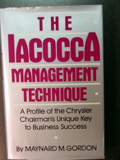 iacocca management technique chrysler maynard gordon book iacocca management technique chrysler maynard gordon book