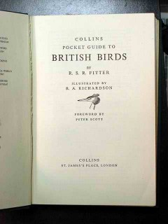 collins pocket guide to british birds fitter book