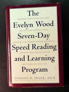 the evelyn wood 7 day speed reading and learning program book the evelyn wood 7 day speed reading and learning program book