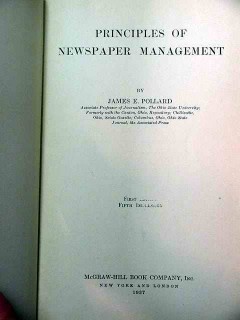 principles of newspaper management james pollard 1937 vintage book principles of newspaper management james pollard 1937 vintage book