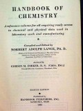 langes handbook of chemistry norbert adolph vintage book