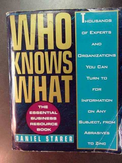who knows what business resource reference book who knows what business resource reference book