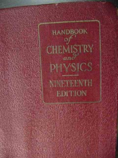 handbook of chemistry and physics vintage science book 