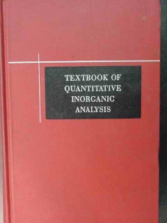 textbook of quantitative inorganic analysis kolthoff sandell book