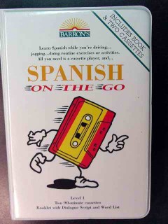 spanish on the go level 1 2 audio cassette tapes and book  spanish on the go level 1 2 audio cassette tapes and book