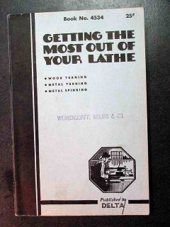 getting the most out of your lathe vintage wood turning book getting the most out of your lathe vintage wood turning book