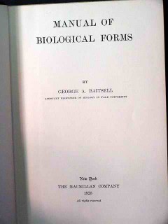 manual of biological forms george baitsell biology vintage book manual of biological forms george baitsell biology vintage book